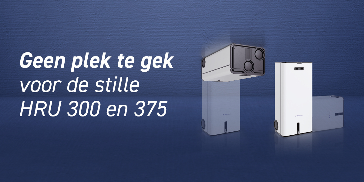 Geen plek te gek voor de stille HRU 300 en HRU 375